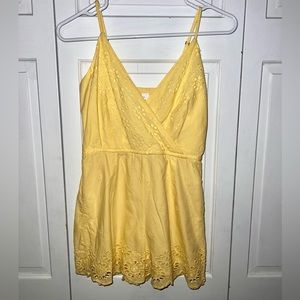 yellow romper